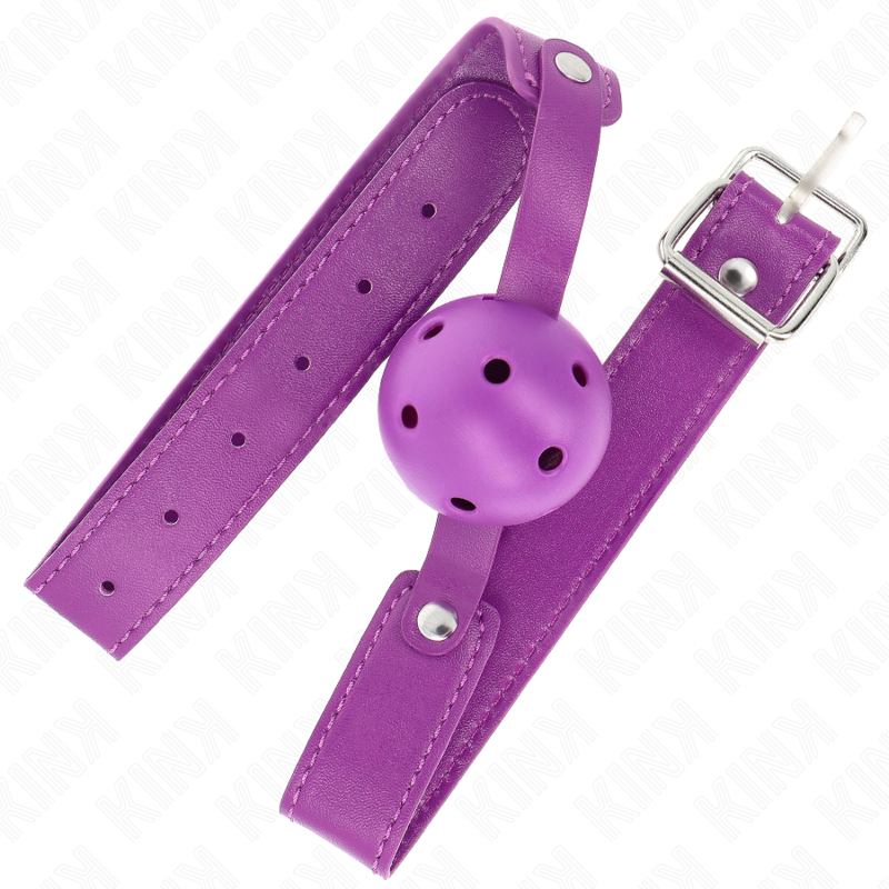 KINK - PURPLE BREATHABLE BALL 4.5 CMGAG 65 x 2.5 CM - NOCTURNA DESIRES