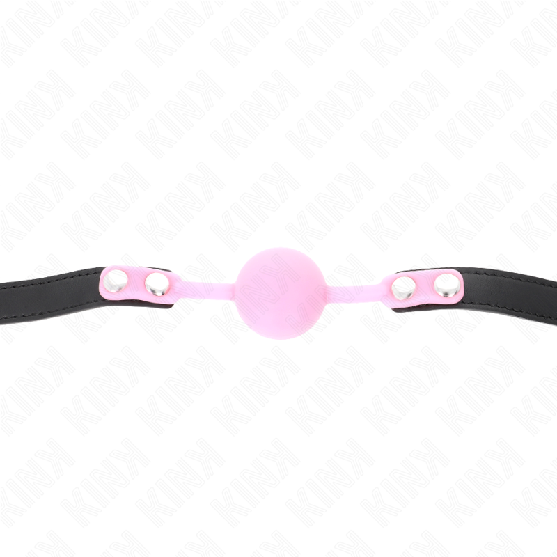 KINK - LUMINOUS SILICONE BALL 4 CM GAG 60 x 2 CM - NOCTURNA DESIRES