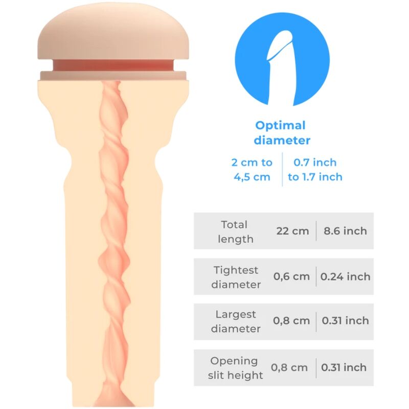 KIIROO - FEEL STROKER EXTRA TIGHT BUTT FLESH - NOCTURNA DESIRES