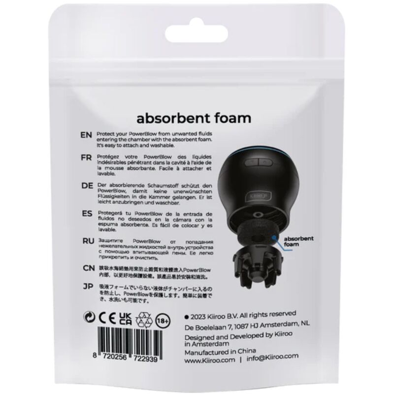 KIIROO - POWER BLOW ABSORBENT FOAM 5 PACK - NOCTURNA DESIRES