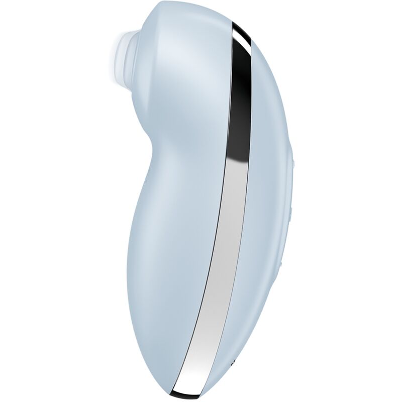 SATISFYER - TAP & CLIMAX 2 VIBRATOR & STIMULATOR BLUE - NOCTURNA DESIRES