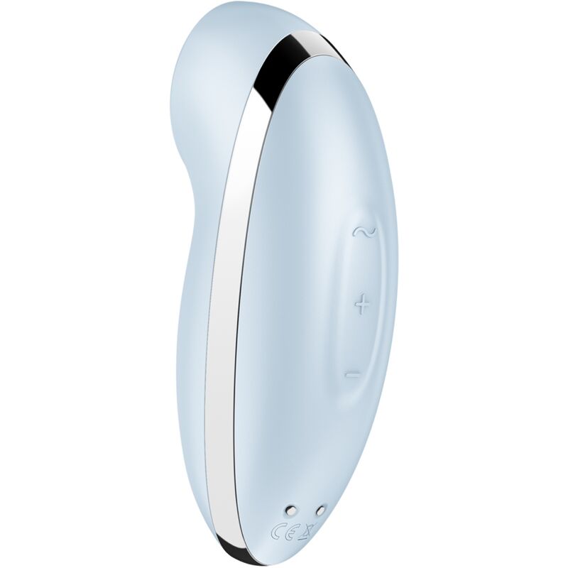 SATISFYER - TAP & CLIMAX 2 VIBRATOR & STIMULATOR BLUE - NOCTURNA DESIRES