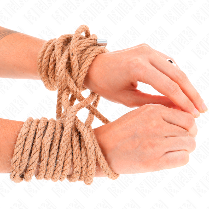 KINK - HEMP ROPE WITH METAL HEAD 10 METER - NOCTURNA DESIRES