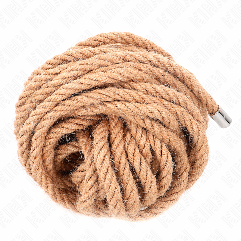 KINK - HEMP ROPE WITH METAL HEAD 10 METER - NOCTURNA DESIRES