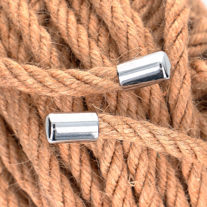 KINK - HEMP ROPE WITH METAL HEAD 10 METER - NOCTURNA DESIRES