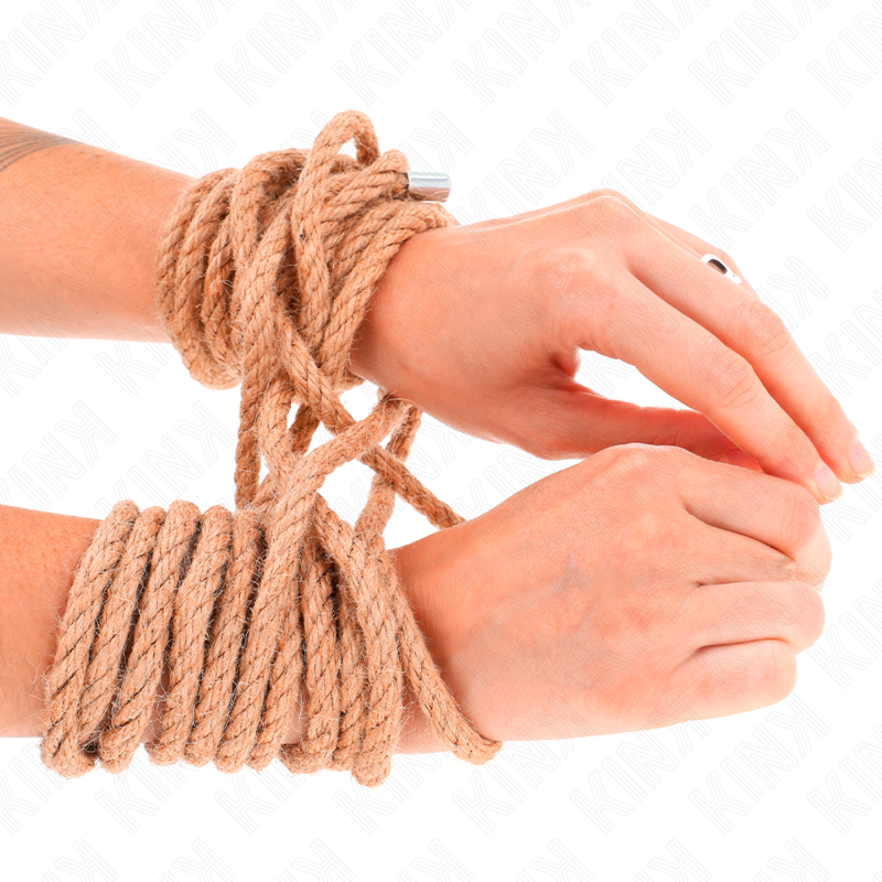 KINK - HEMP ROPE WITH METAL HEAD 20 METER - NOCTURNA DESIRES