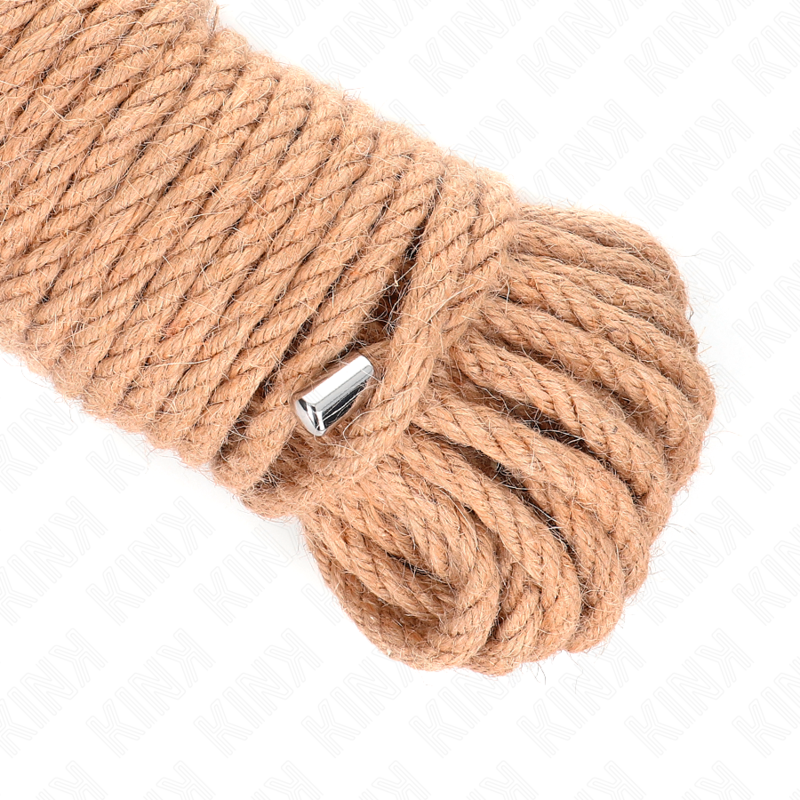 KINK - HEMP ROPE WITH METAL HEAD 20 METER - NOCTURNA DESIRES