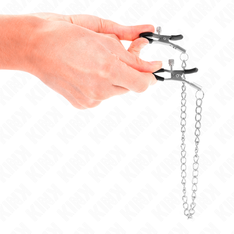 KINK - THIN CHAIN NIPPLE CLAMPS 30 CM - NOCTURNA DESIRES