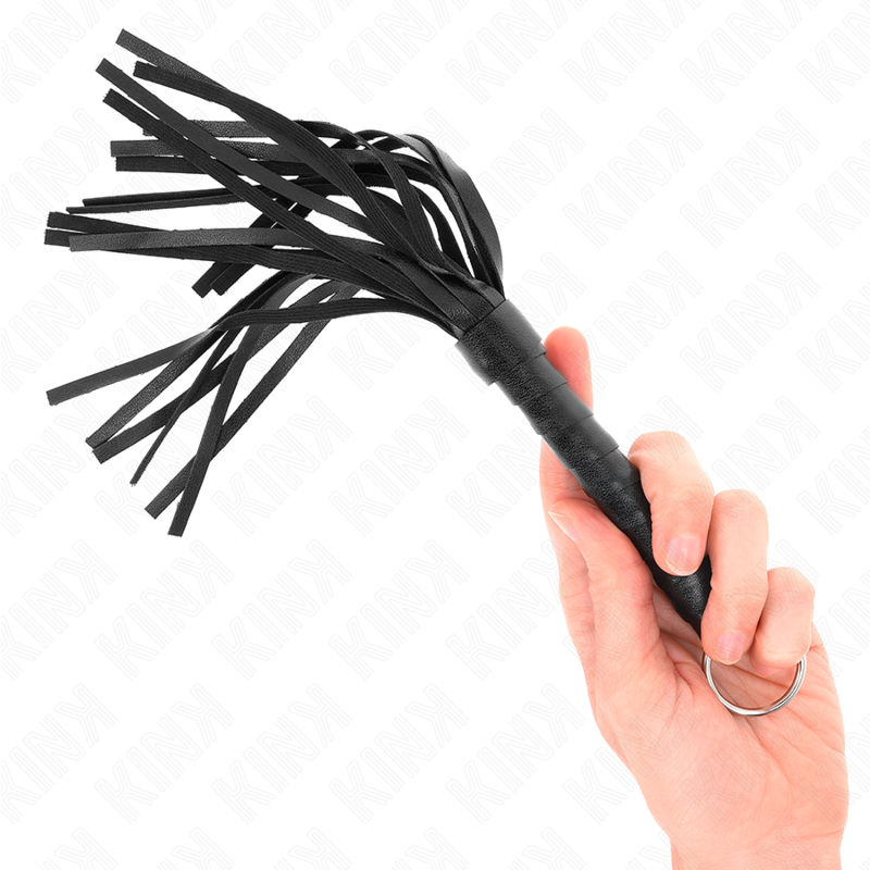 KINK - SIMPLE MINI BLACK WHIP 28 CM - NOCTURNA DESIRES