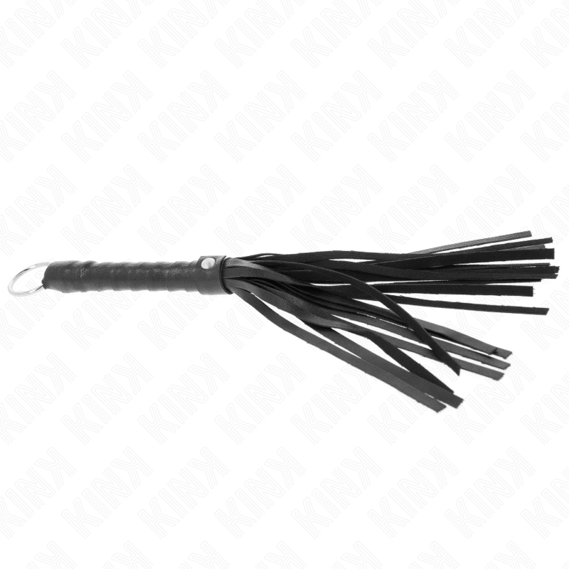 KINK - SIMPLE MINI BLACK WHIP 28 CM - NOCTURNA DESIRES