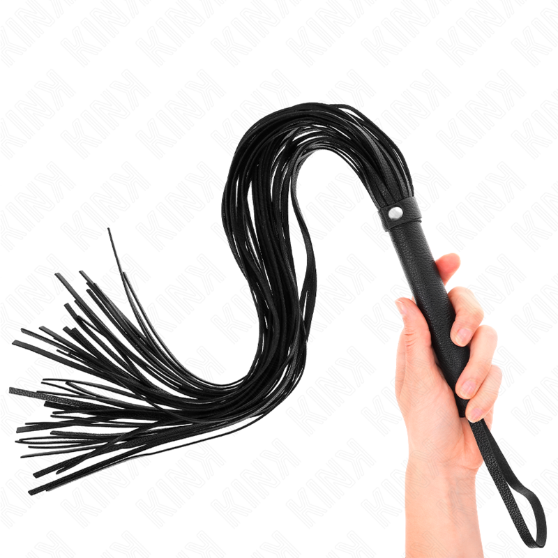 KINK - BLACK SOFT PVC WHIP 70 CM - NOCTURNA DESIRES