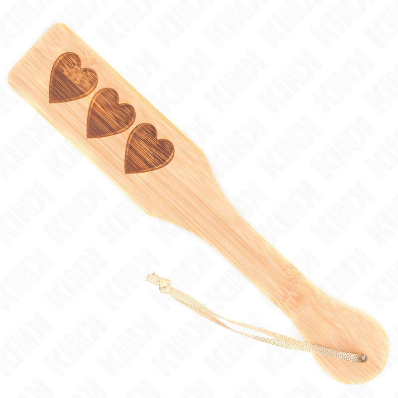 KINK - BAMBOO PALLET HEART DESIGN 32 X 5.5 CM - NOCTURNA DESIRES