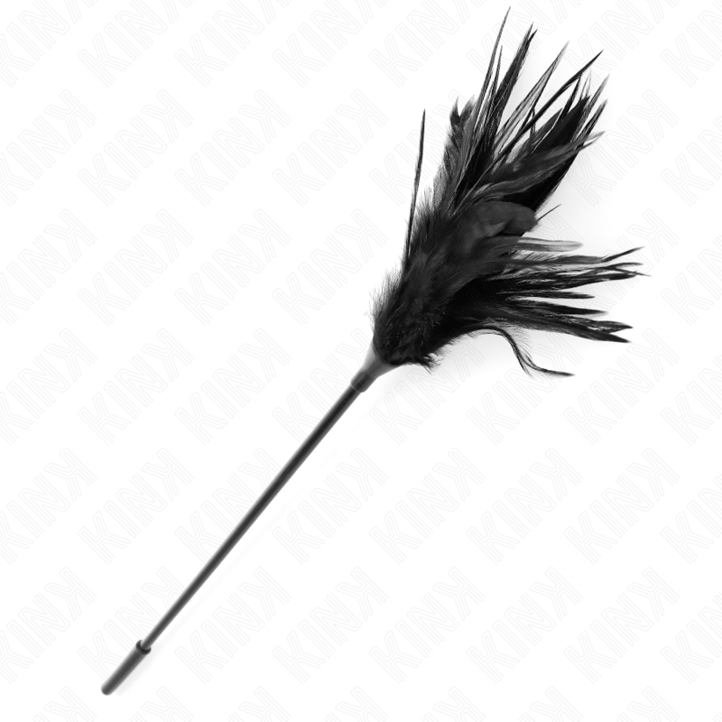 KINK - MULTIPLE BLACK TICKLE FEATHERS 45 CM - NOCTURNA DESIRES