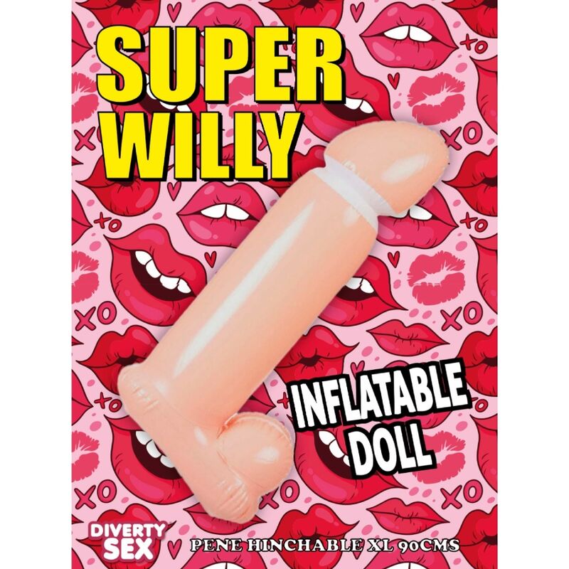 DIABLO PICANTE - INFLATABLE PENIS 100 CM - NOCTURNA DESIRES