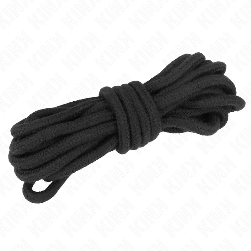 KINK - COTTON ROPE 10 METER BLACK - NOCTURNA DESIRES
