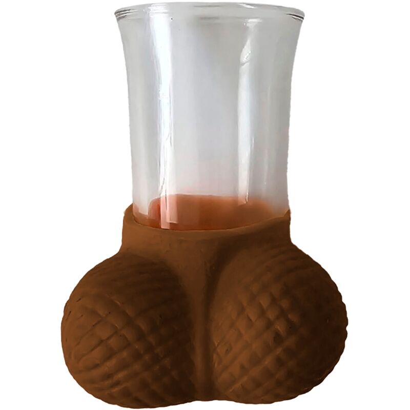 DIABLO PICANTE - CRYSTAL SHOT GLASS WITH MULATO EGGS - NOCTURNA DESIRES