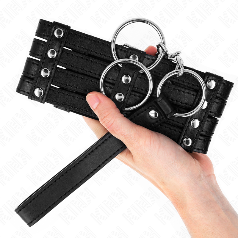 KINK - NECKLACE WITH BELT 65 CM SUB STYLE ADJUSTABLE 35-51 CM X 7 CM - NOCTURNA DESIRES