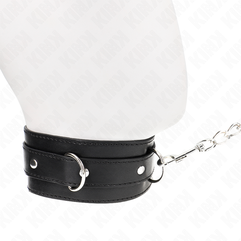 KINK - COLLAR WITH BELT 65 CM WITH STRAP BLACK 54 X 4.5 CM - NOCTURNA DESIRES