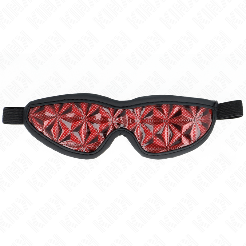 KINK - RED DIAMOND PATTERN HEADBAND 20.5 x 6 CM - NOCTURNA DESIRES