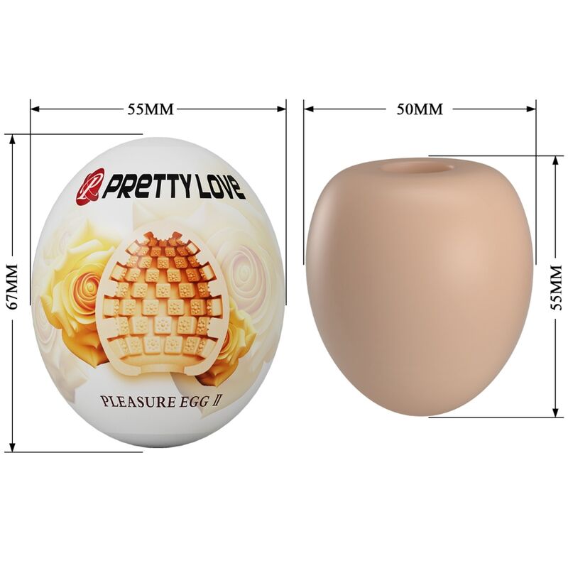 PRETTY LOVE - MALE MASTURBATOR EGG FLESH - NOCTURNA DESIRES