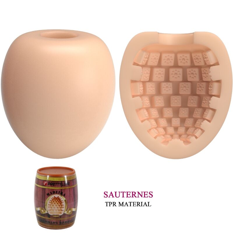 PRETTY LOVE - MALE MASTURBATOR EGG FLESH MODEL 2 - NOCTURNA DESIRES