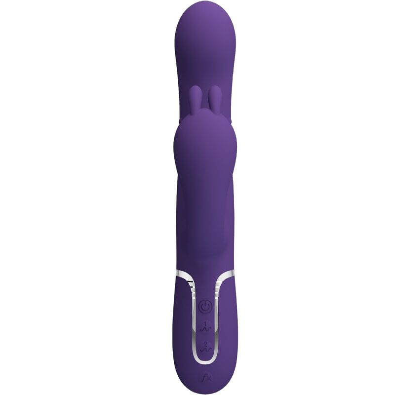 PRETTY LOVE - CAMMY TRIPLE VIBRATOR MULTIFUNCTION 4 IN 1 PURPLE - NOCTURNA DESIRES