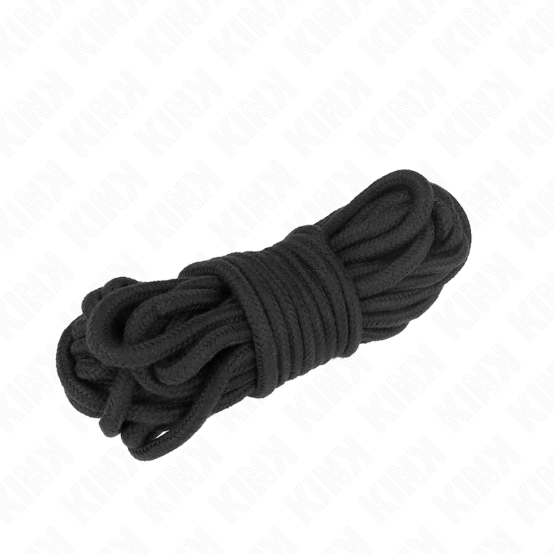 KINK - COTTON ROPE 5 METER BLACK - NOCTURNA DESIRES