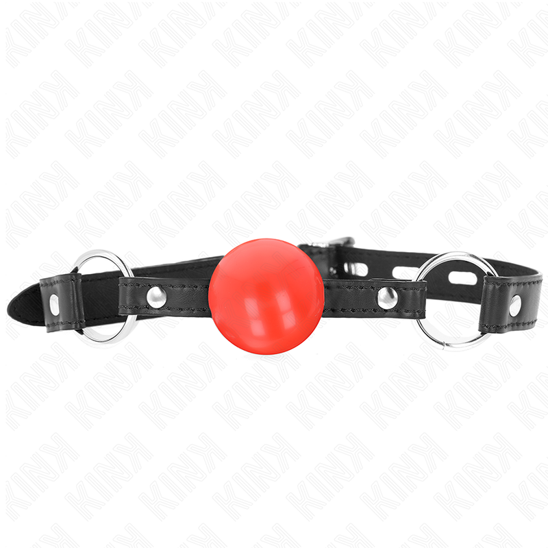 KINK - RED TPE BALL 4 CM GAG 60 x 2 CM - NOCTURNA DESIRES