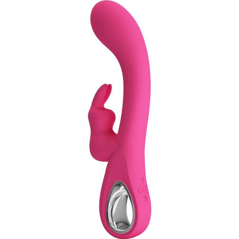 PRETTY LOVE - NOVAK RABBIT VIBRATOR 12 VIBRATIONS PINK - NOCTURNA DESIRES