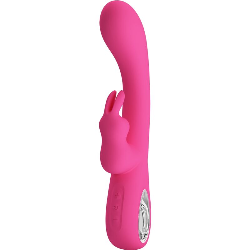 PRETTY LOVE - NOVAK RABBIT VIBRATOR 12 VIBRATIONS PINK - NOCTURNA DESIRES
