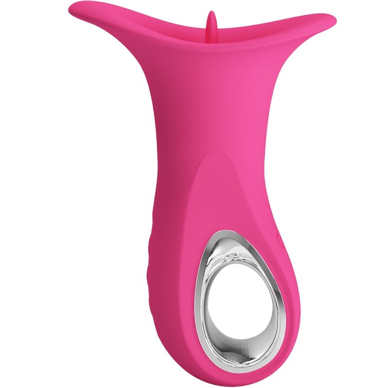 PRETTY LOVE - CLYDE ORAL VIBRATOR VIBRATING TONGUE 12 VIBRATIONS PINK - NOCTURNA DESIRES