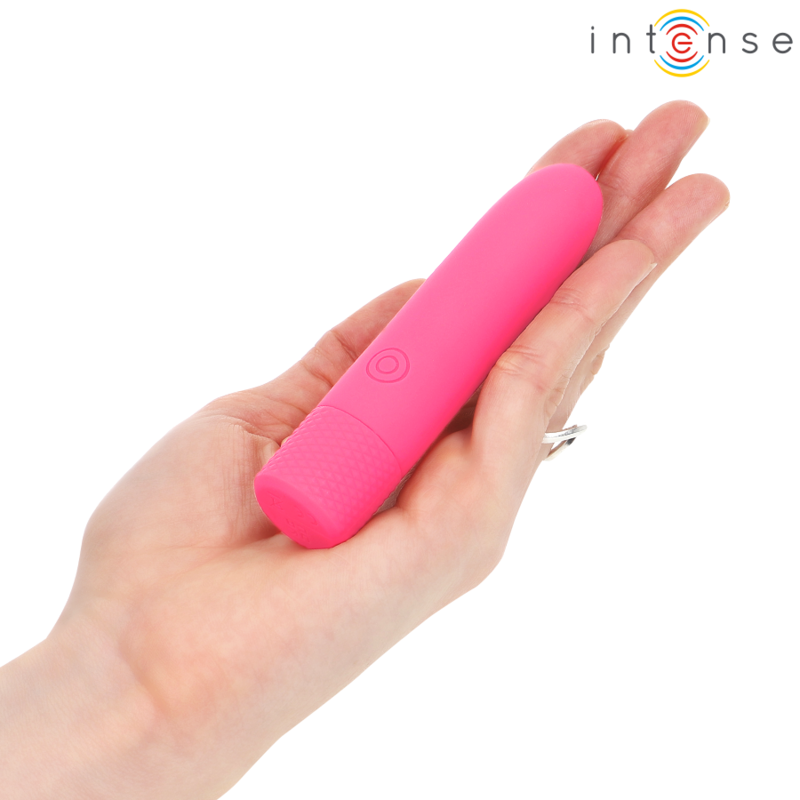INTENSE - SYMONE USB RECHARGEABLE VIBRATING BULLET 8 VIBRATIONS PINK 10 X 2.2 CM - NOCTURNA DESIRES