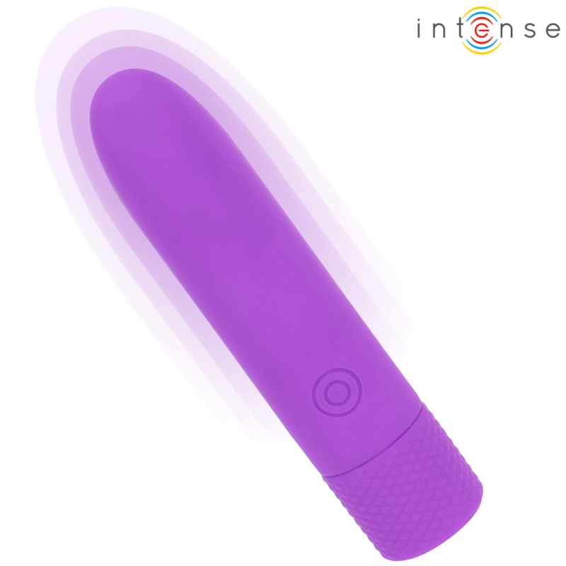 INTENSE - SYMONE USB RECHARGEABLE VIBRATING BULLET 8 VIBRATIONS PURPLE 10 X 2.2 CM - NOCTURNA DESIRES