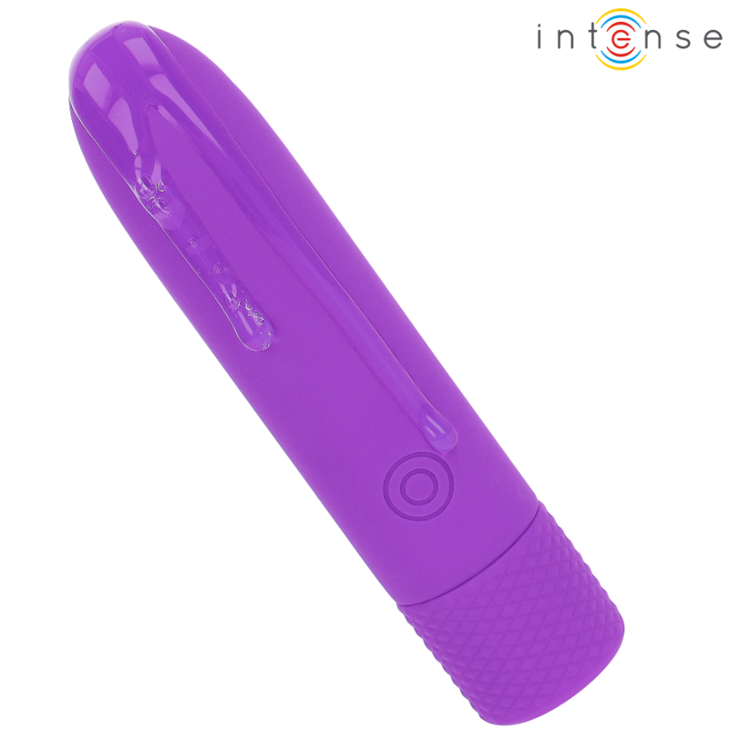 INTENSE - SYMONE USB RECHARGEABLE VIBRATING BULLET 8 VIBRATIONS PURPLE 10 X 2.2 CM - NOCTURNA DESIRES