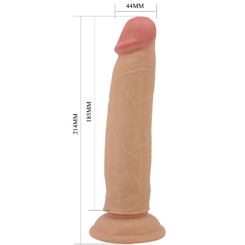 PRETTY LOVE - KEON REALISTIC DILDO 21 CM FLESH - NOCTURNA DESIRES