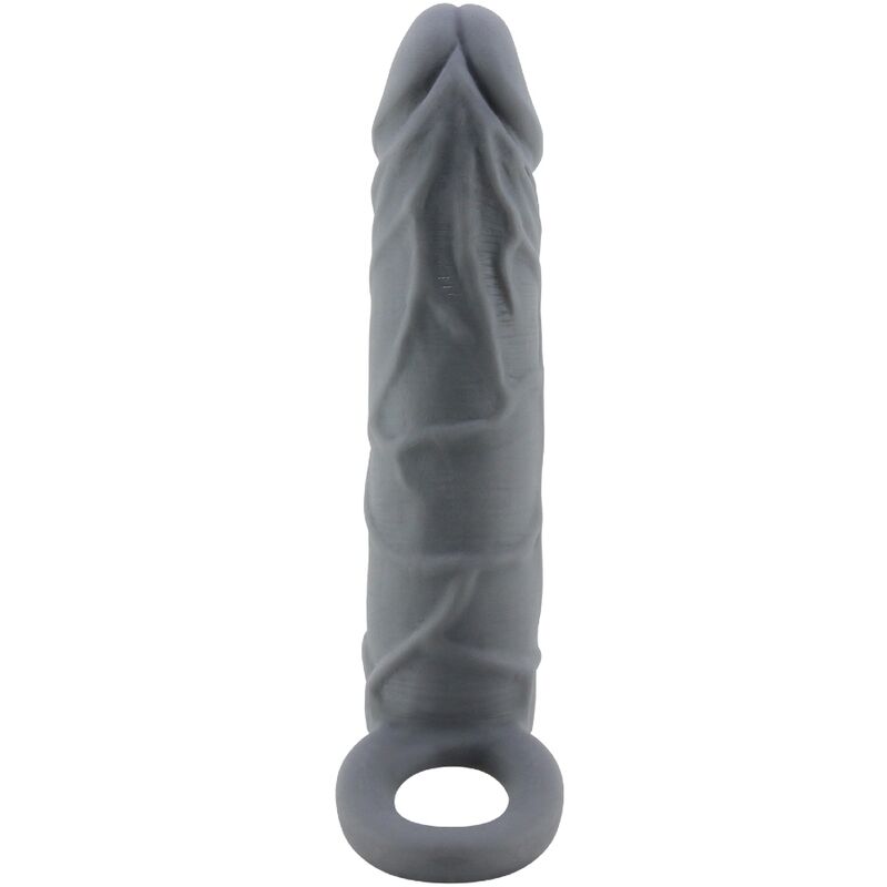 PRETTY LOVE - REALISTIC SKIN PENIS SLEEVE DARK GREY - NOCTURNA DESIRES