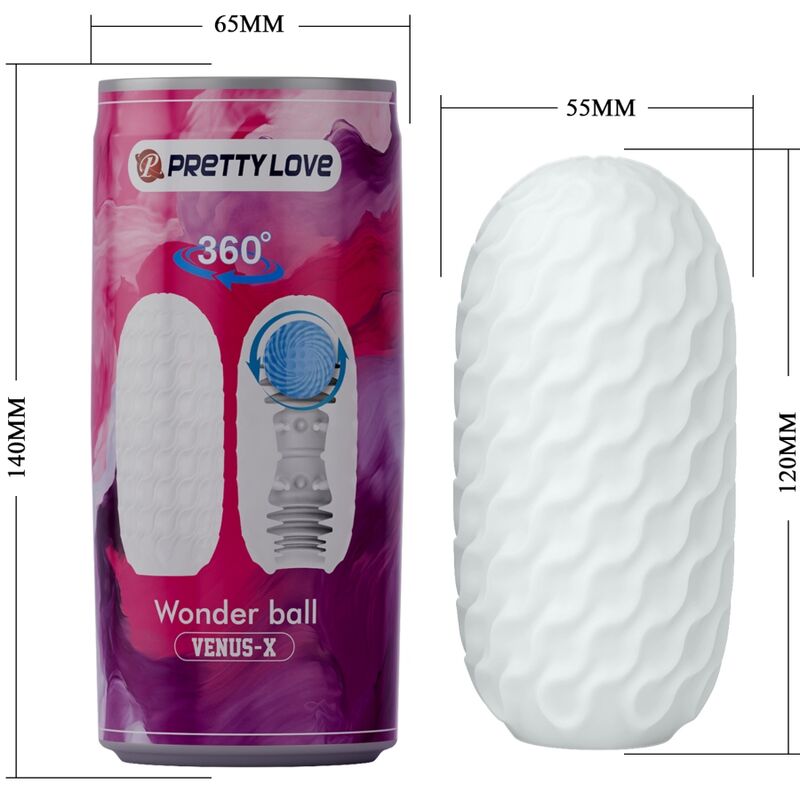 PRETTY LOVE - VENUS X MALE MASTURBATOR MODEL 3 WHITE - NOCTURNA DESIRES