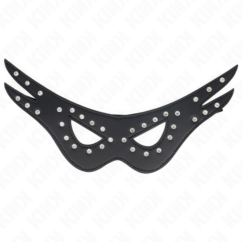 KINK - SEXY LEATHERETTE MASK MODEL 2 27 x 13 CM - NOCTURNA DESIRES