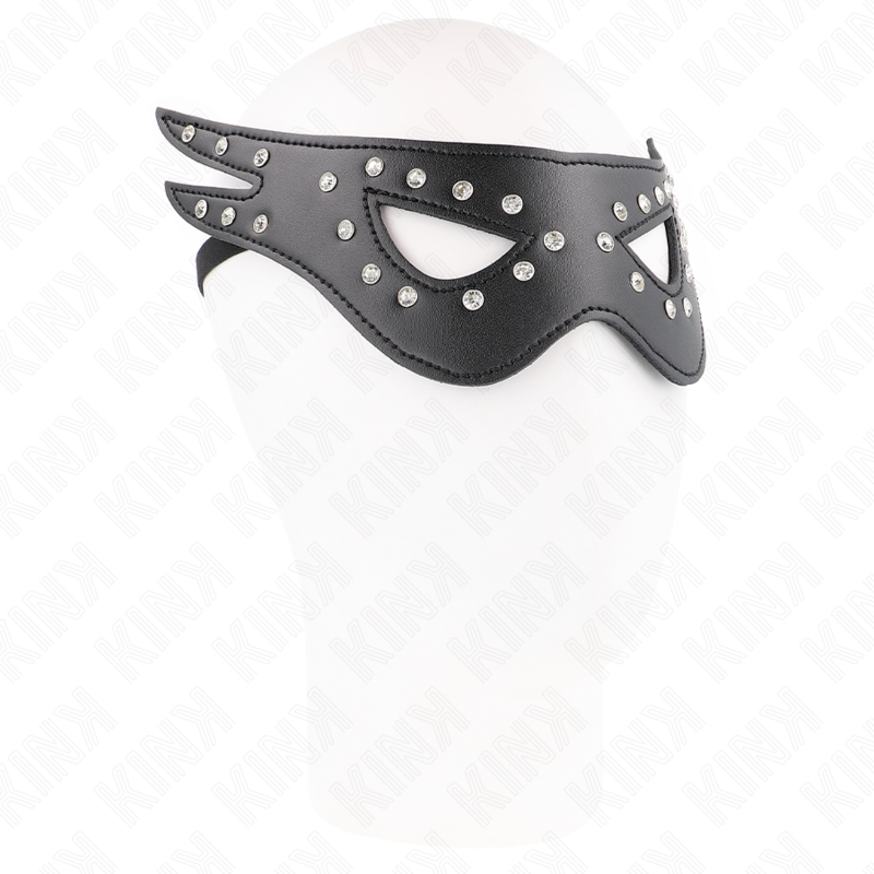 KINK - SEXY LEATHERETTE MASK MODEL 2 27 x 13 CM - NOCTURNA DESIRES