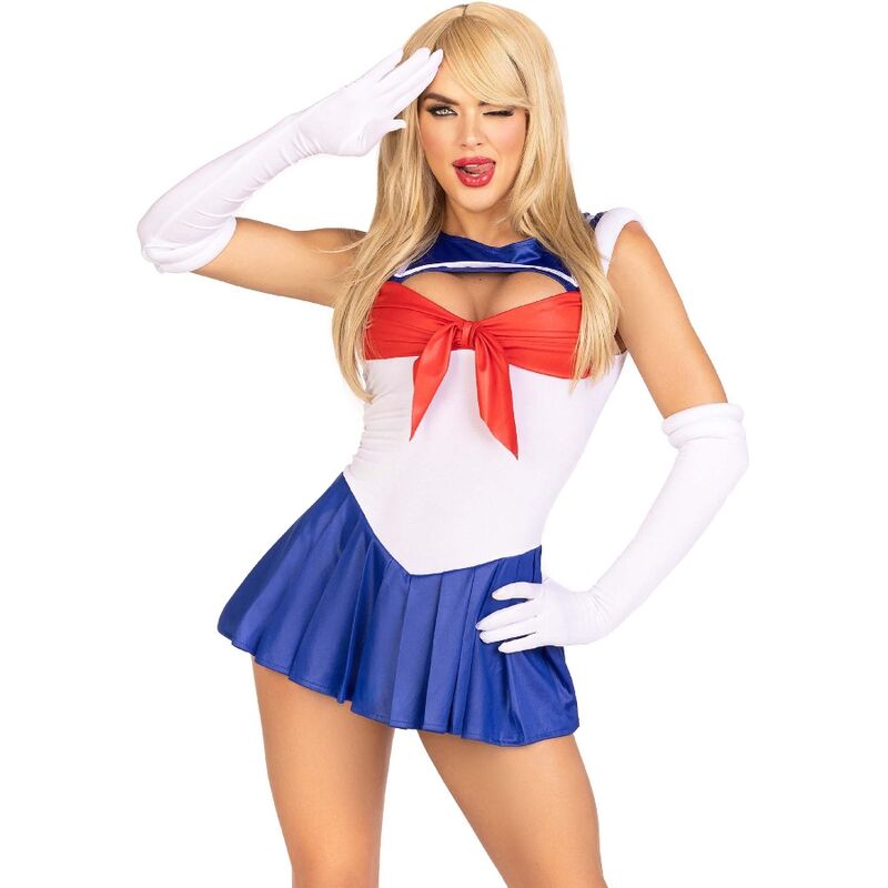 LEG AVENUE - COSTUME SEXY SAILOR MULTICOLOR M - NOCTURNA DESIRES