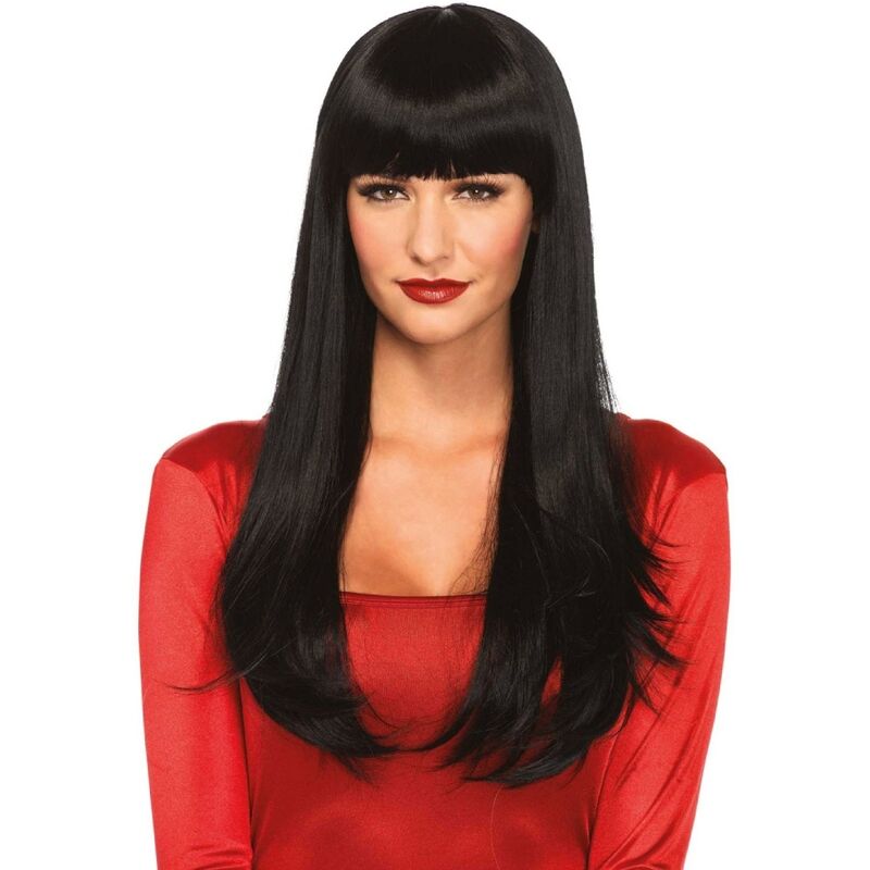 LEG AVENUE - BANGIN LONG STRAIGHT WIG BLACK - NOCTURNA DESIRES