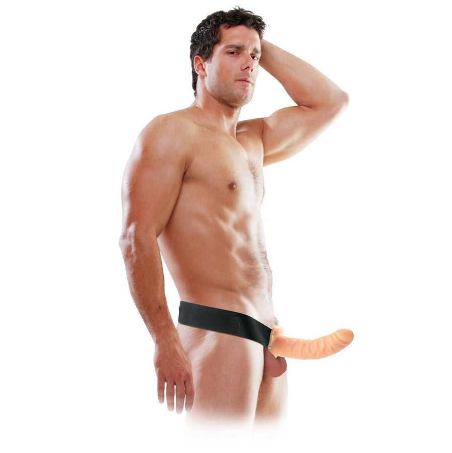 FETISH FANTASY SERIES - 19 CM HOLLOW STRAP-ON NATURAL FETISH FANTASY SERIES  NOCTURNA DESIRES