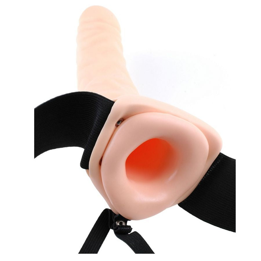 FETISH FANTASY SERIES - 19 CM HOLLOW STRAP-ON NATURAL FETISH FANTASY SERIES  NOCTURNA DESIRES