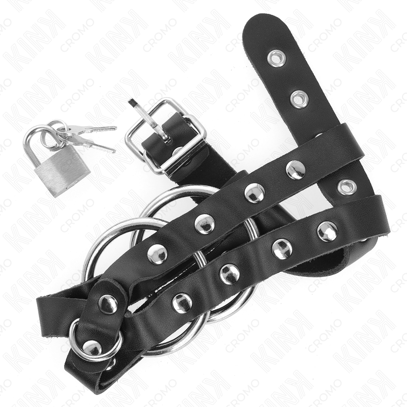 KINK - ADJUSTABLE PENIS CAGE WITH LOCK - NOCTURNA DESIRES