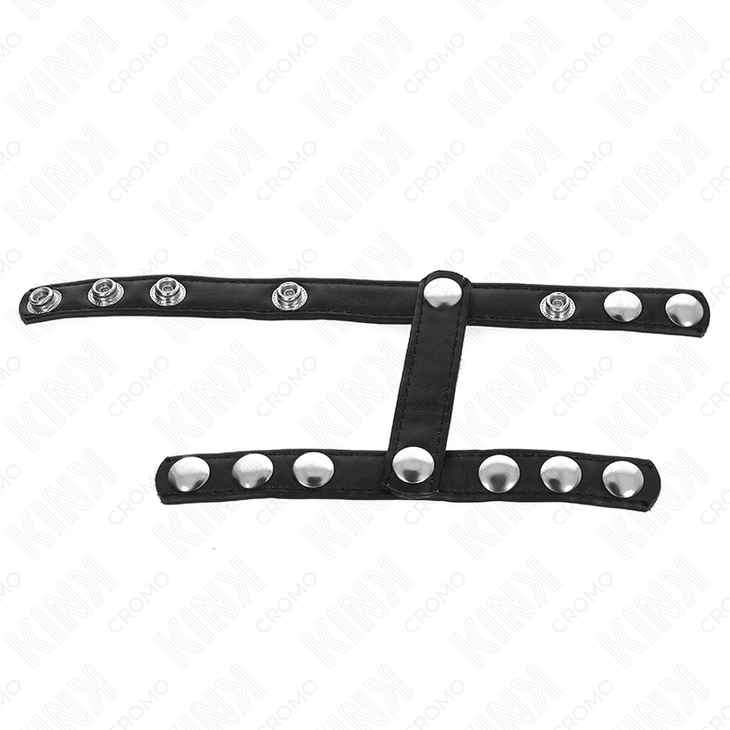 KINK - PENIS RING WITH 3 ADJUSTABLE BALL SPLITTER STRAPS - NOCTURNA DESIRES