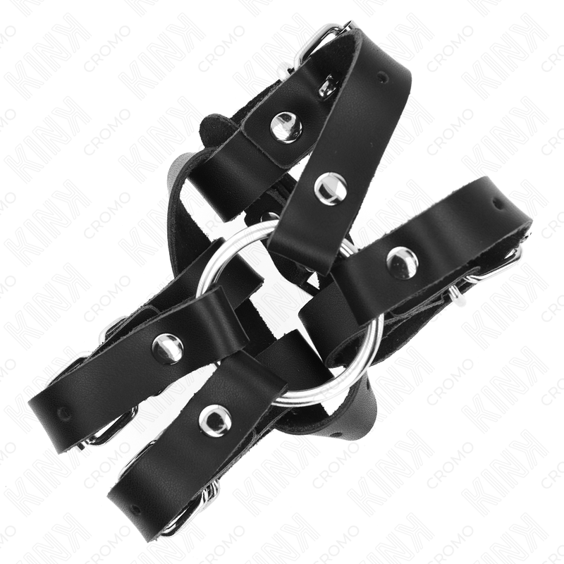 KINK - PENIS RING WITH MULTIPLE ADJUSTABLE STRAPS - NOCTURNA DESIRES