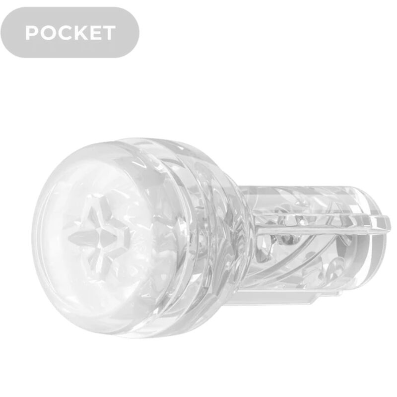 KIIROO - FEEL POCKET STROKER CRYSTAL BY KIIROO TRANSPARENT - NOCTURNA DESIRES