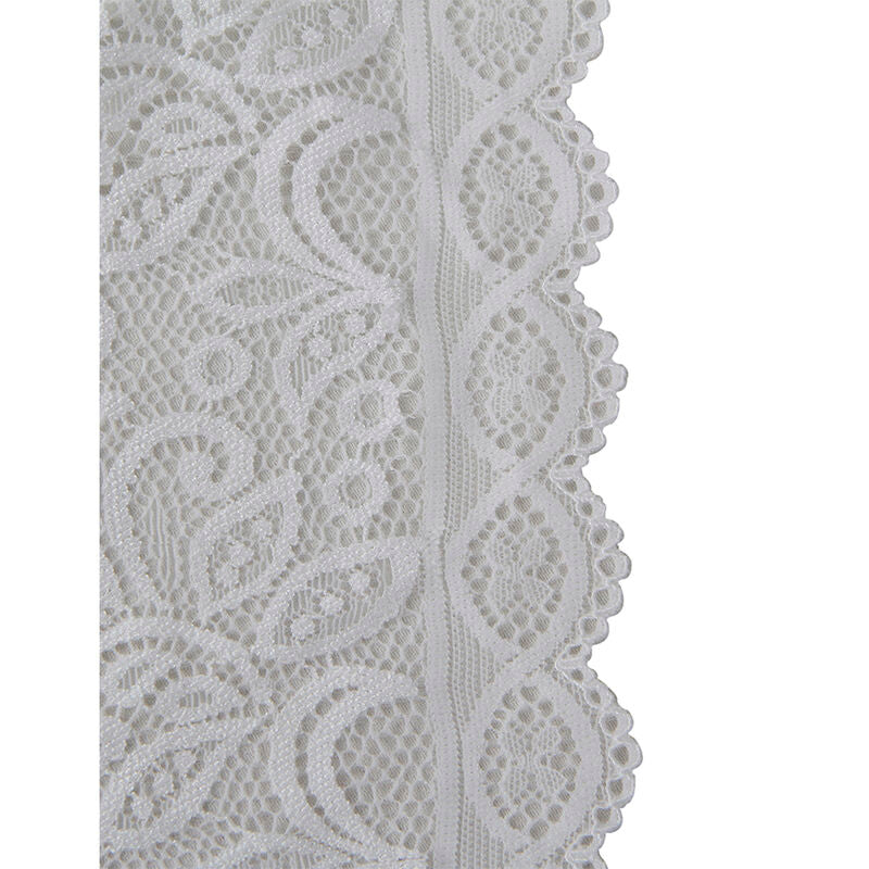 SUBBLIME - 953850 LACE BODYSUIT WHITE S/M - NOCTURNA DESIRES