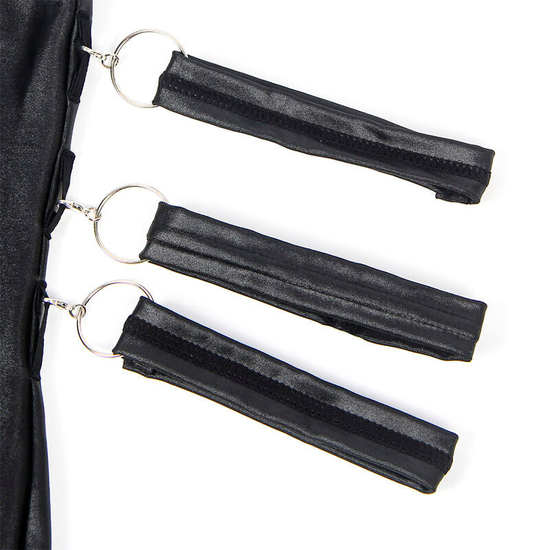 SUBBLIME - 954413 LEATHER BONDAGE BODY BLACK L/XL - NOCTURNA DESIRES
