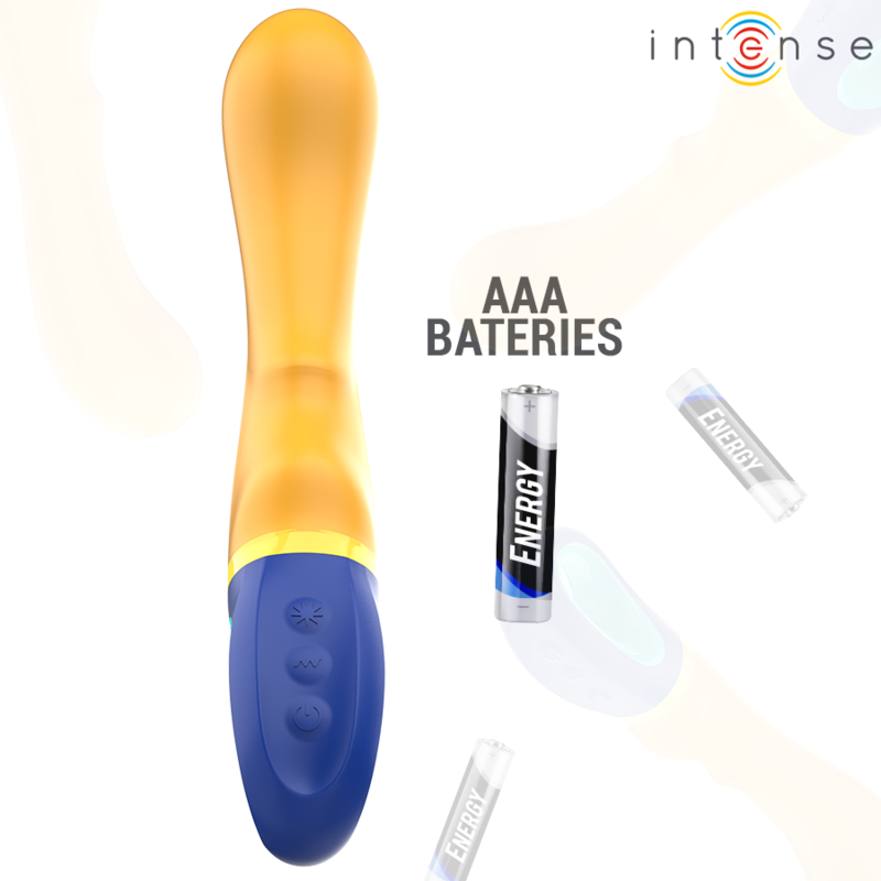 INTENSE - SHAGGY G-SPOT VIBRATOR YELLOW - NOCTURNA DESIRES